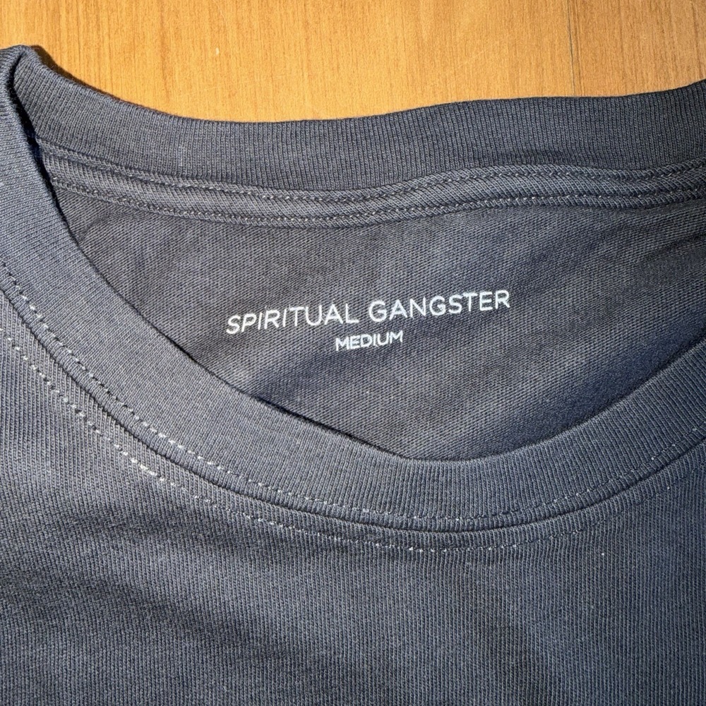 NEW Spiritual Gangster Women's Harmony Callie Crop Tank Med Vintage Black - Picture 7 of 12
